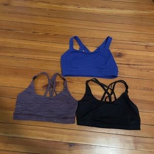 Lululemon Sports Bra, size 8, lot of 3
